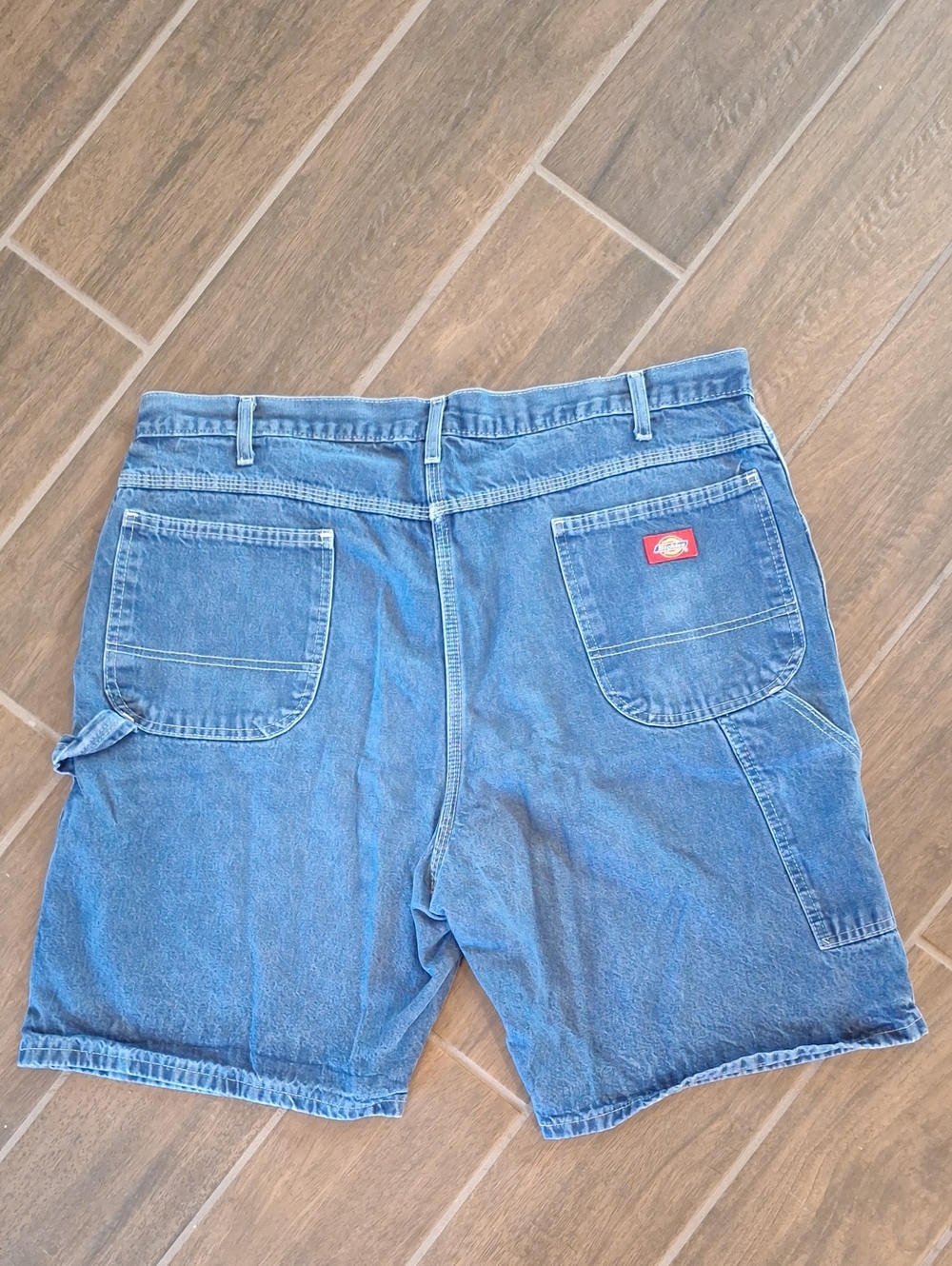 Vintage Dickies Cotton Denim Carpenter Shorts Blue Size 40